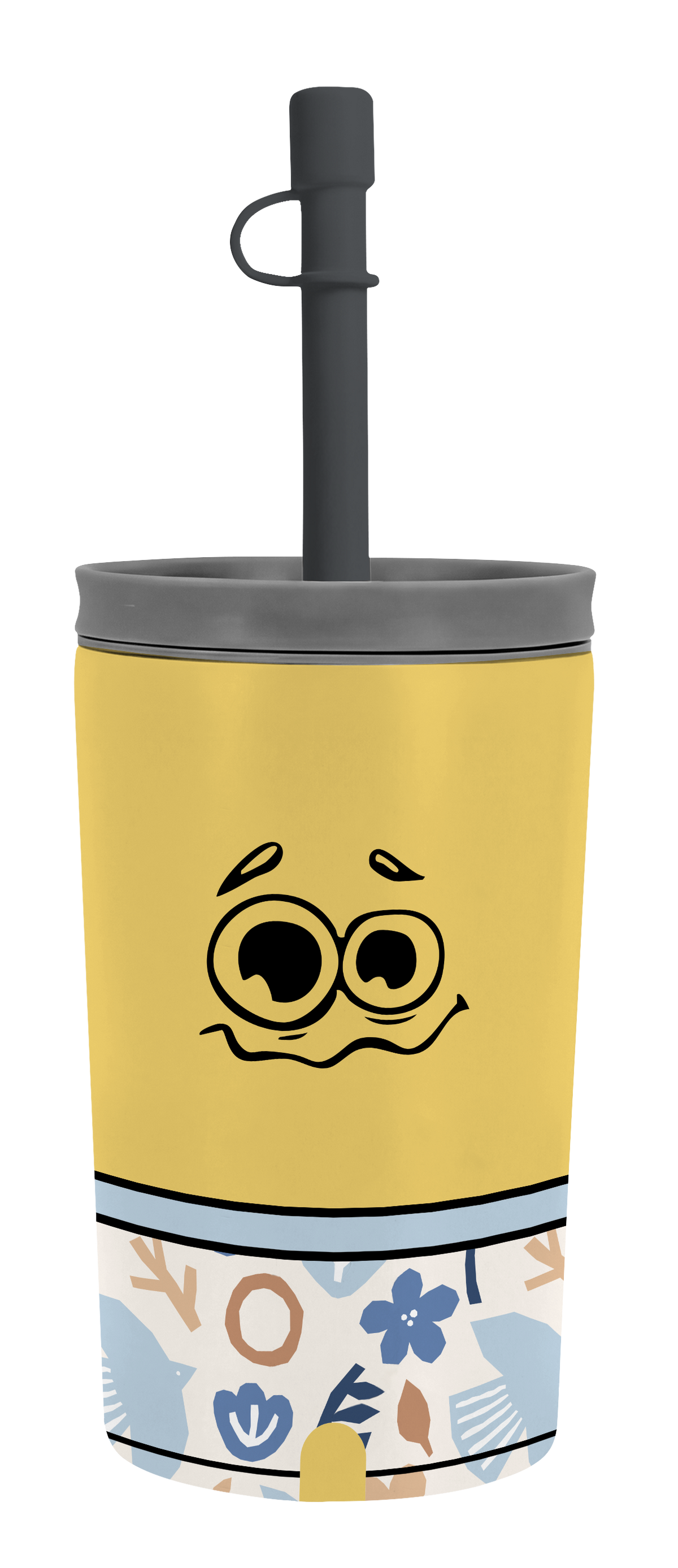 Thermal bottle in a plush case Fuzzie Asobu - Capybara