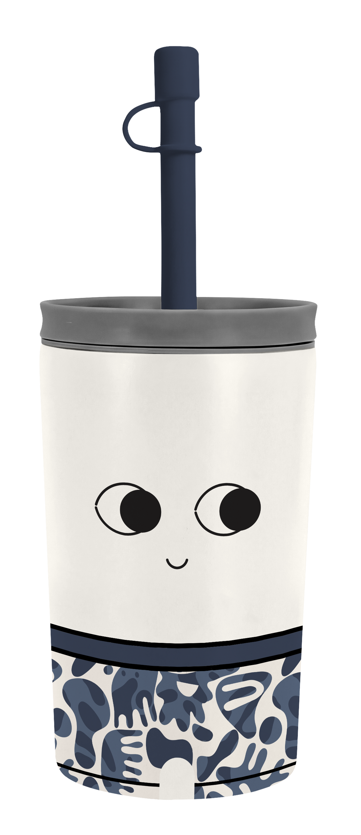 Thermal bottle in a plush case Fuzzie Asobu - Cat