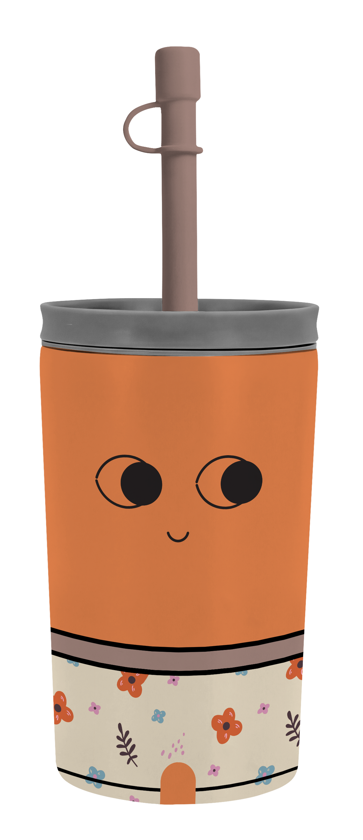 Thermal bottle in a plush case Fuzzie Asobu - Fox