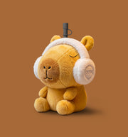 Thermal bottle in a plush case Fuzzie Asobu - Capybara