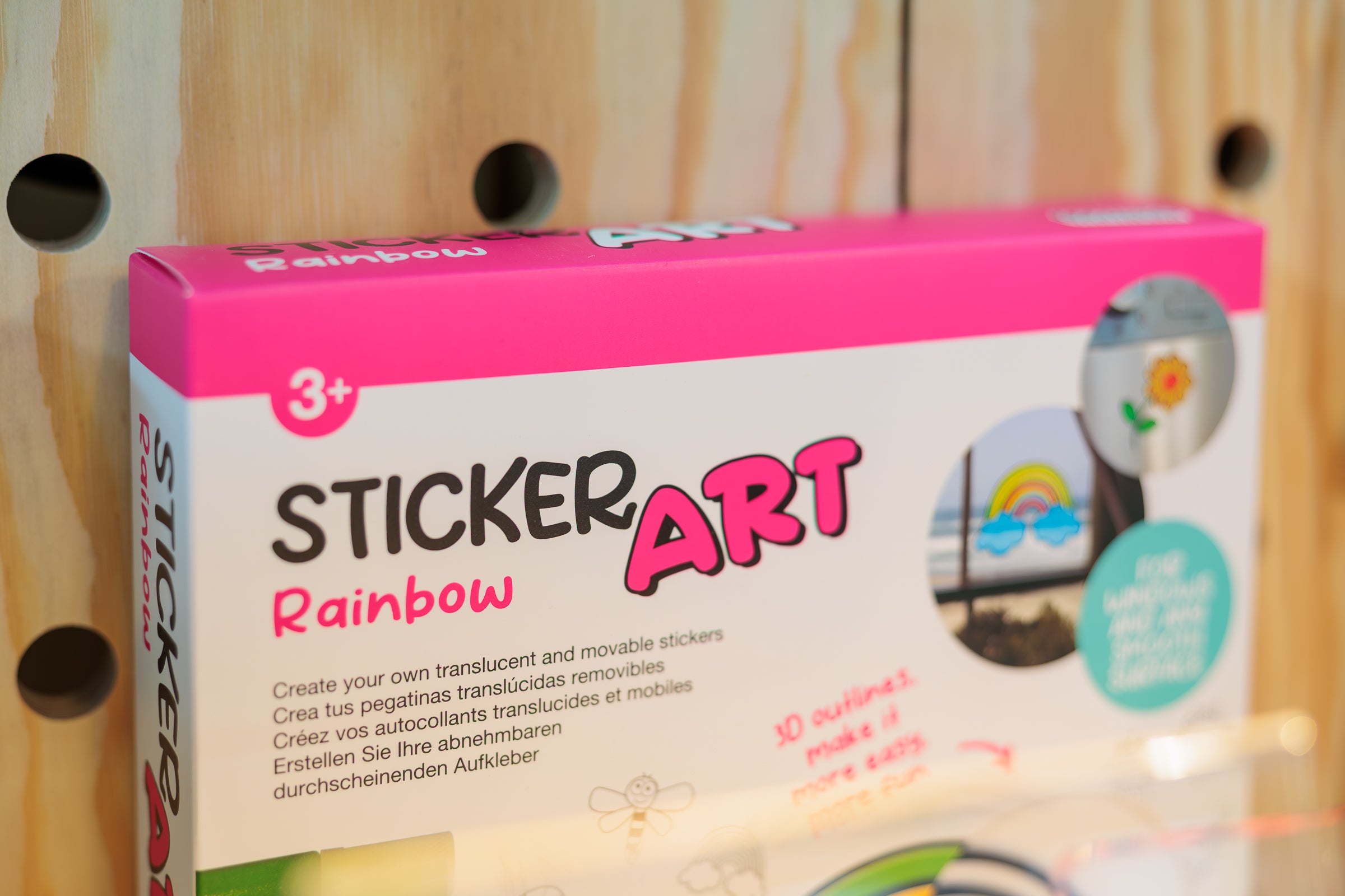 Zestaw do tworzenia naklejek Sticker Art – Tęcza