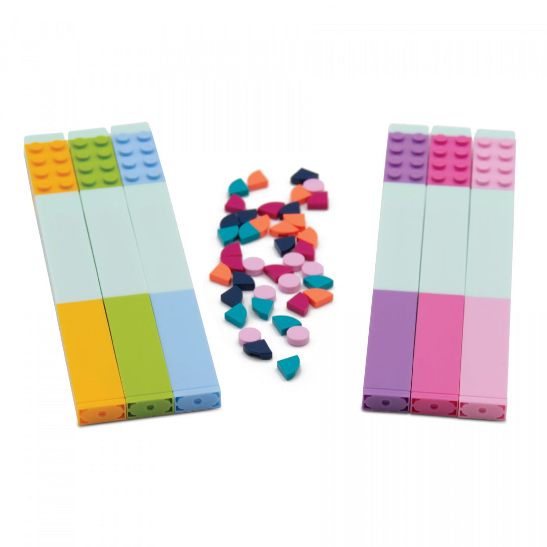 Kolorowe flamastry LEGO DOTS z zestawem kolorowych naklejek do dekoracji