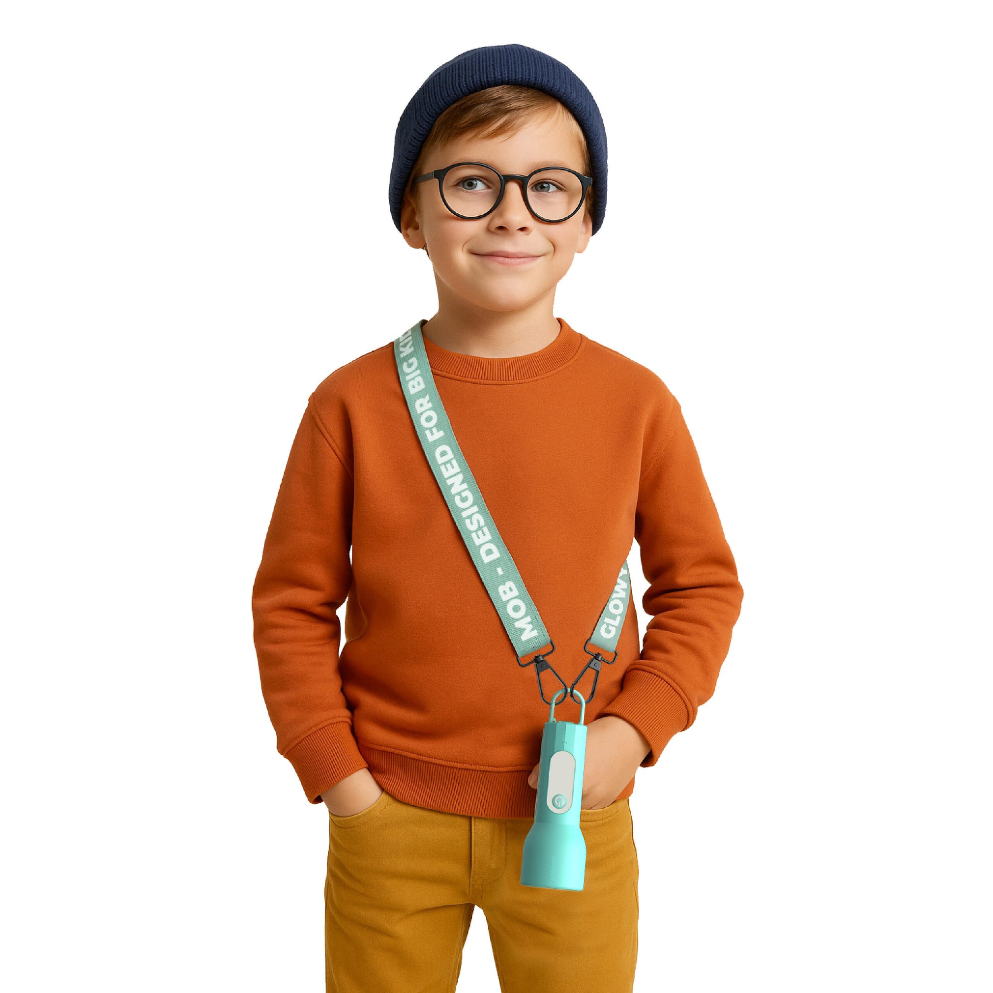 Latarka dziecięca Glowy MOB – niebieska