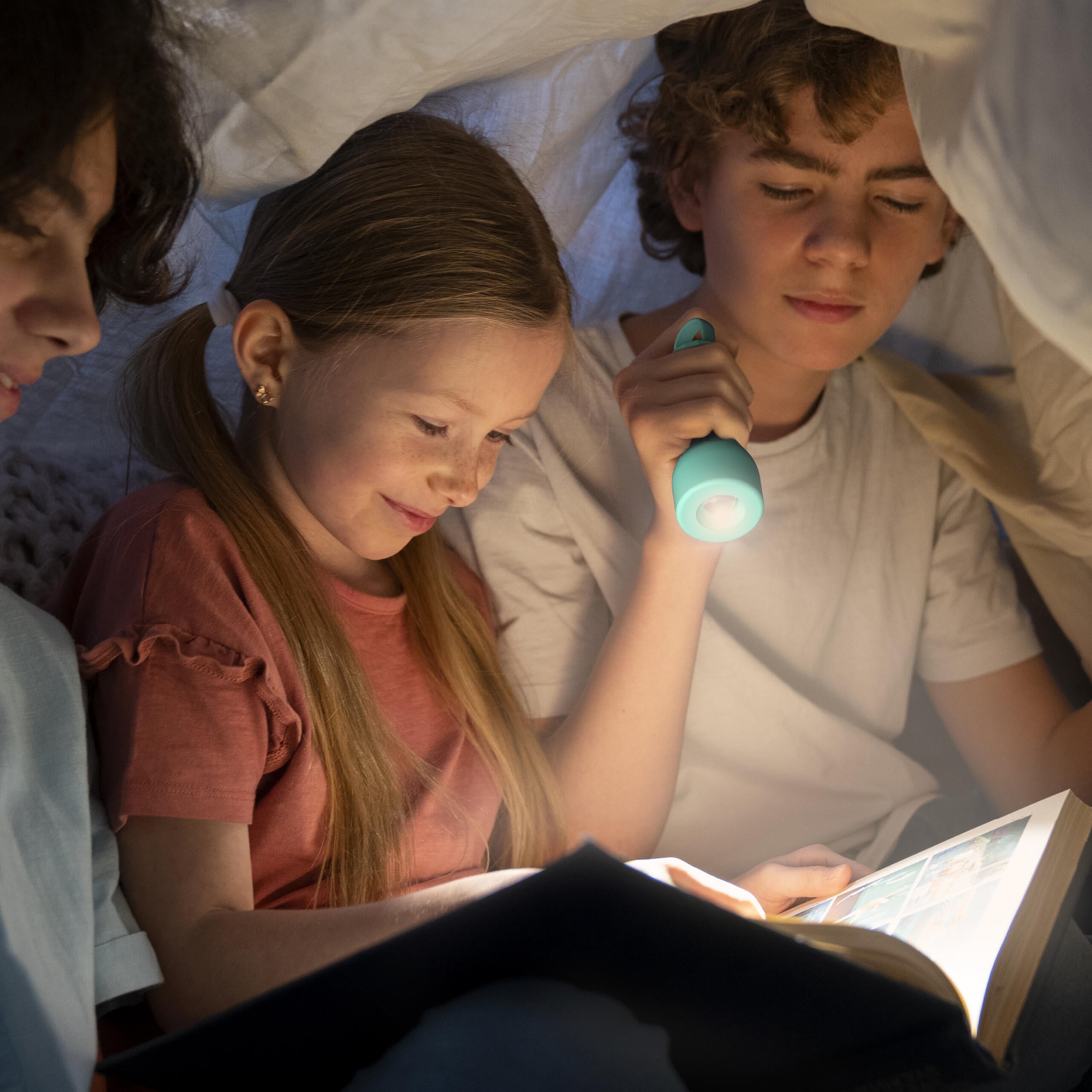 Latarka dziecięca Glowy MOB – niebieska