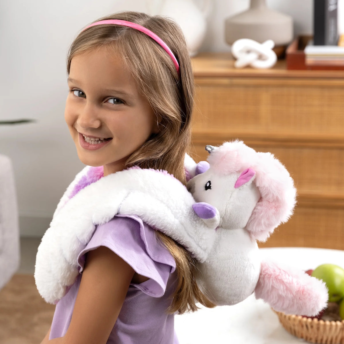 Weighted plush toy Hugimals - Echo the Unicorn