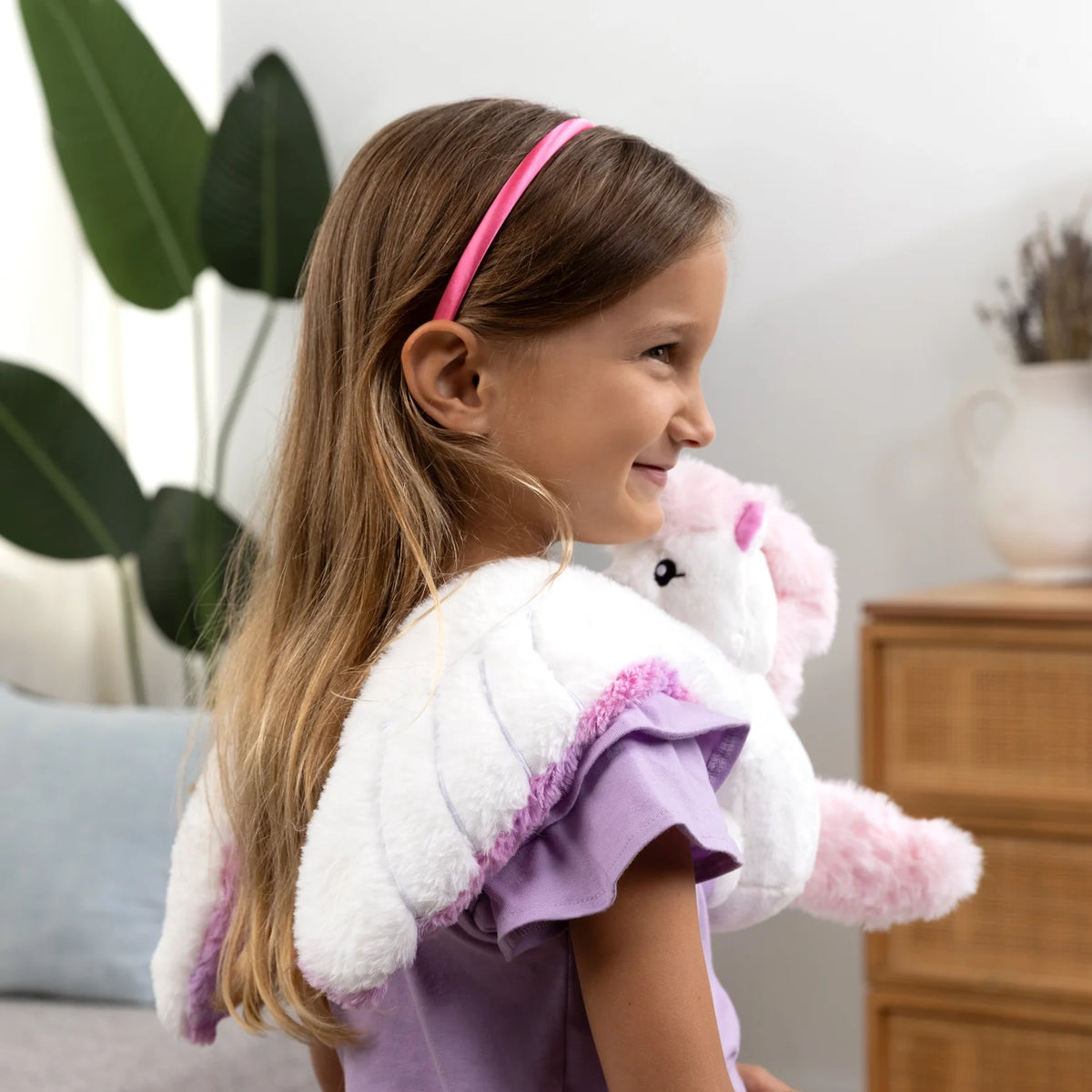 Weighted plush toy Hugimals - Echo the Unicorn