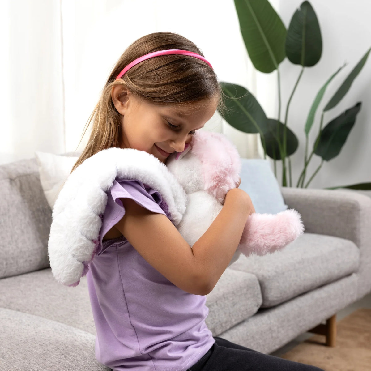 Weighted plush toy Hugimals - Echo the Unicorn