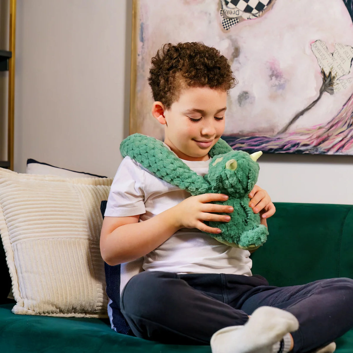 Weighted plush toy Hugimals - Dragon Zephyr