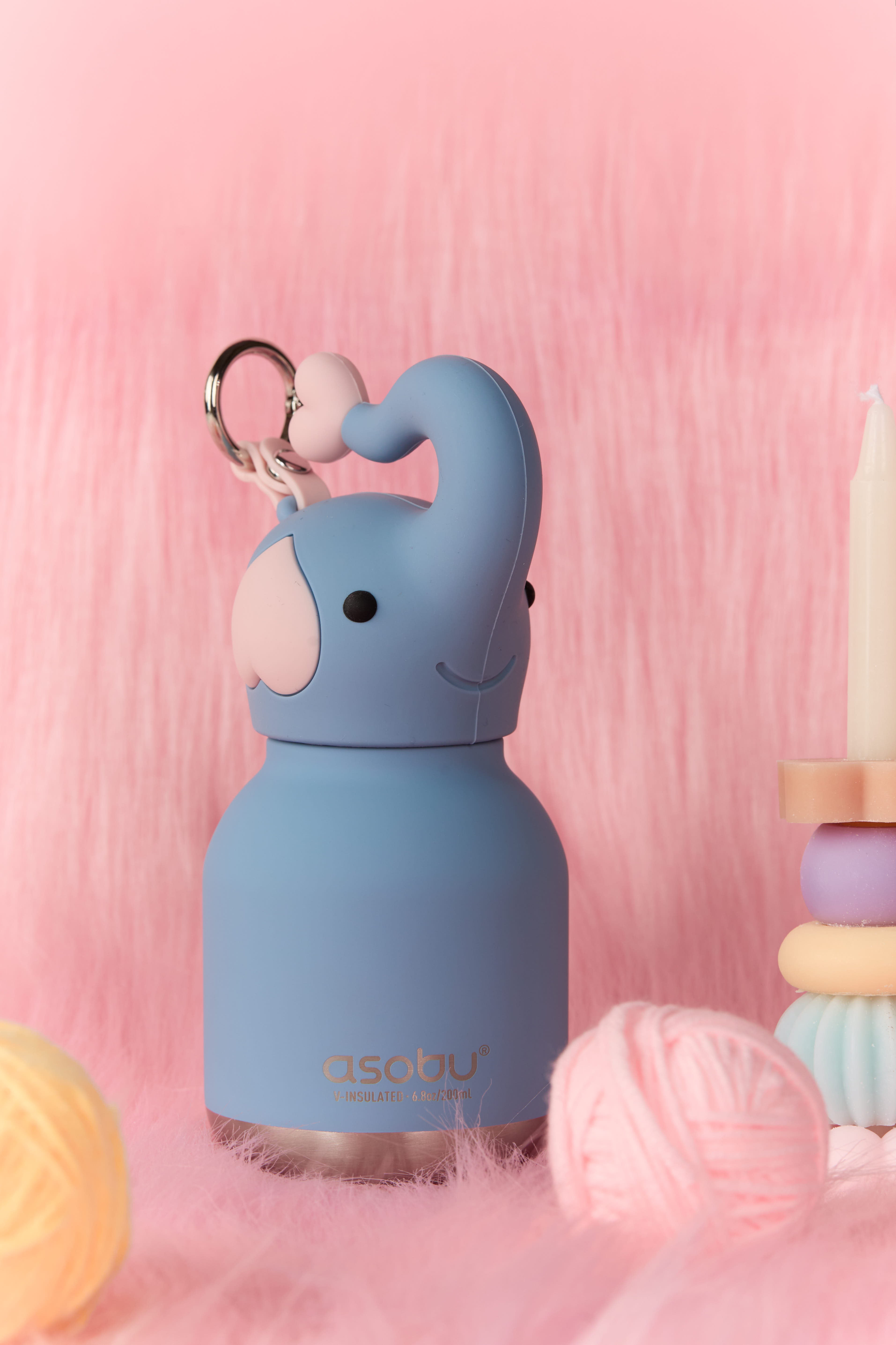 Butelka termiczna Mini Bestie Asobu – Słoń 200 ml