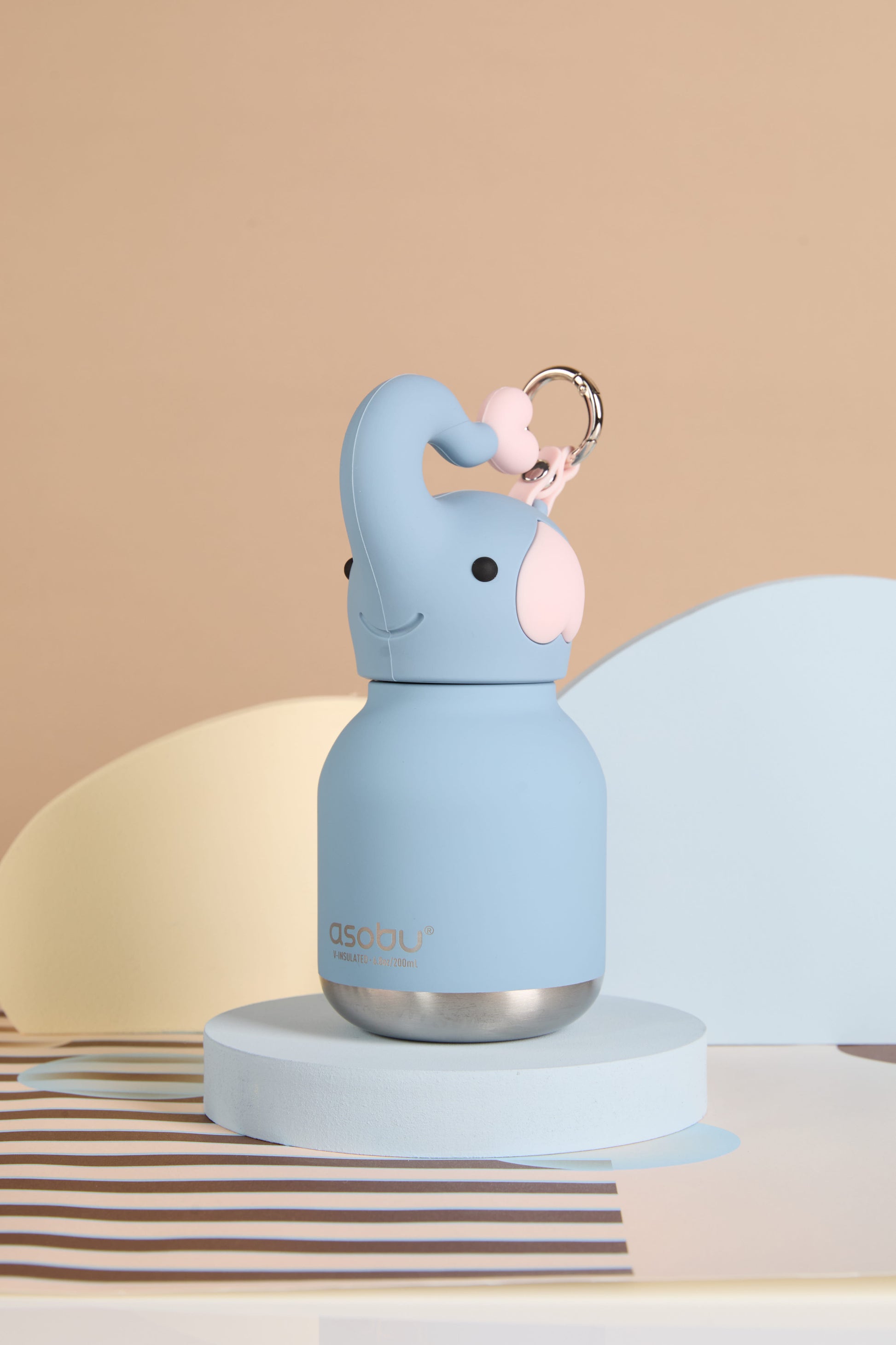 Butelka termiczna Mini Bestie Asobu – Słoń 200 ml