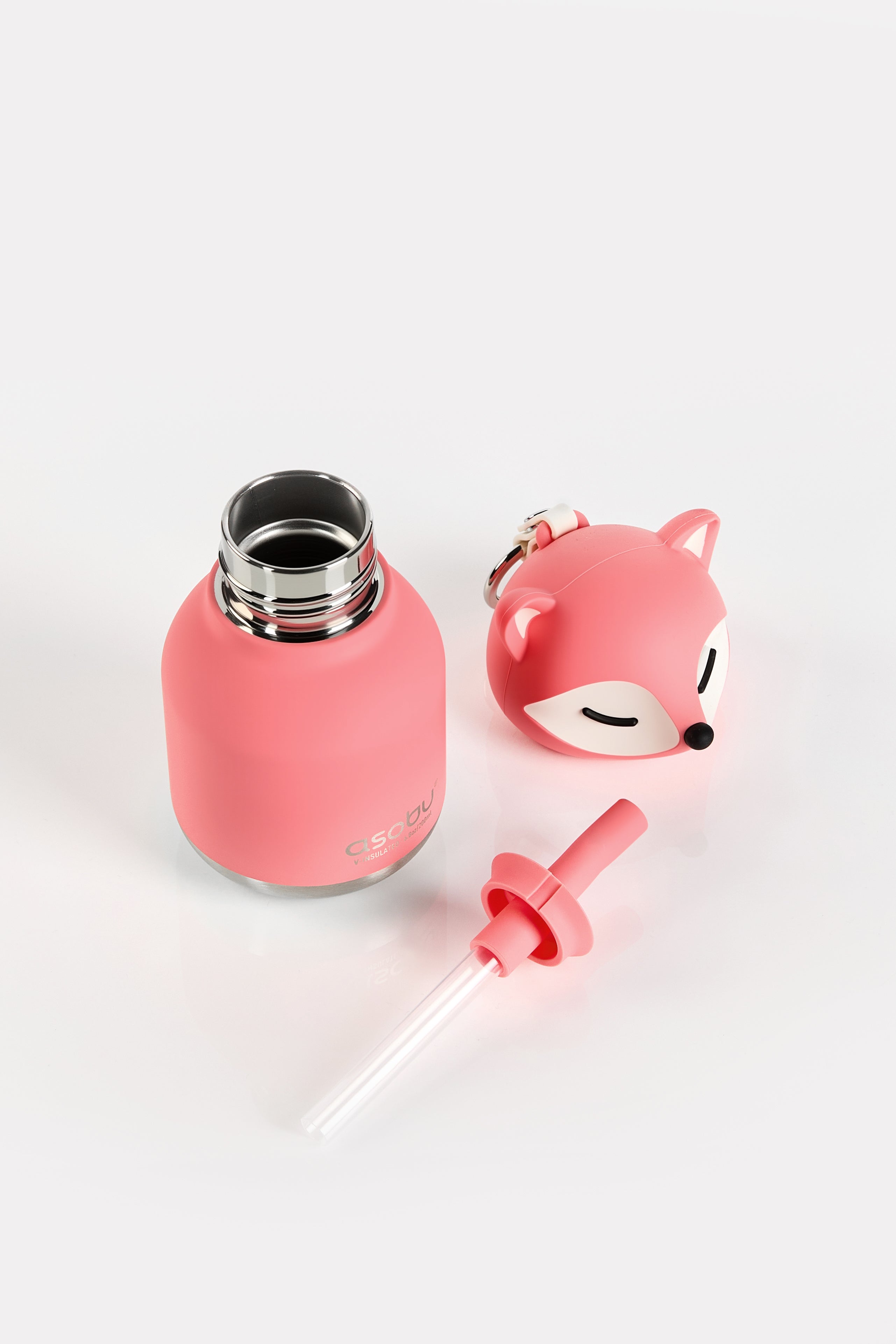Butelka termiczna Mini Bestie Asobu – Różowy Lis 200 ml