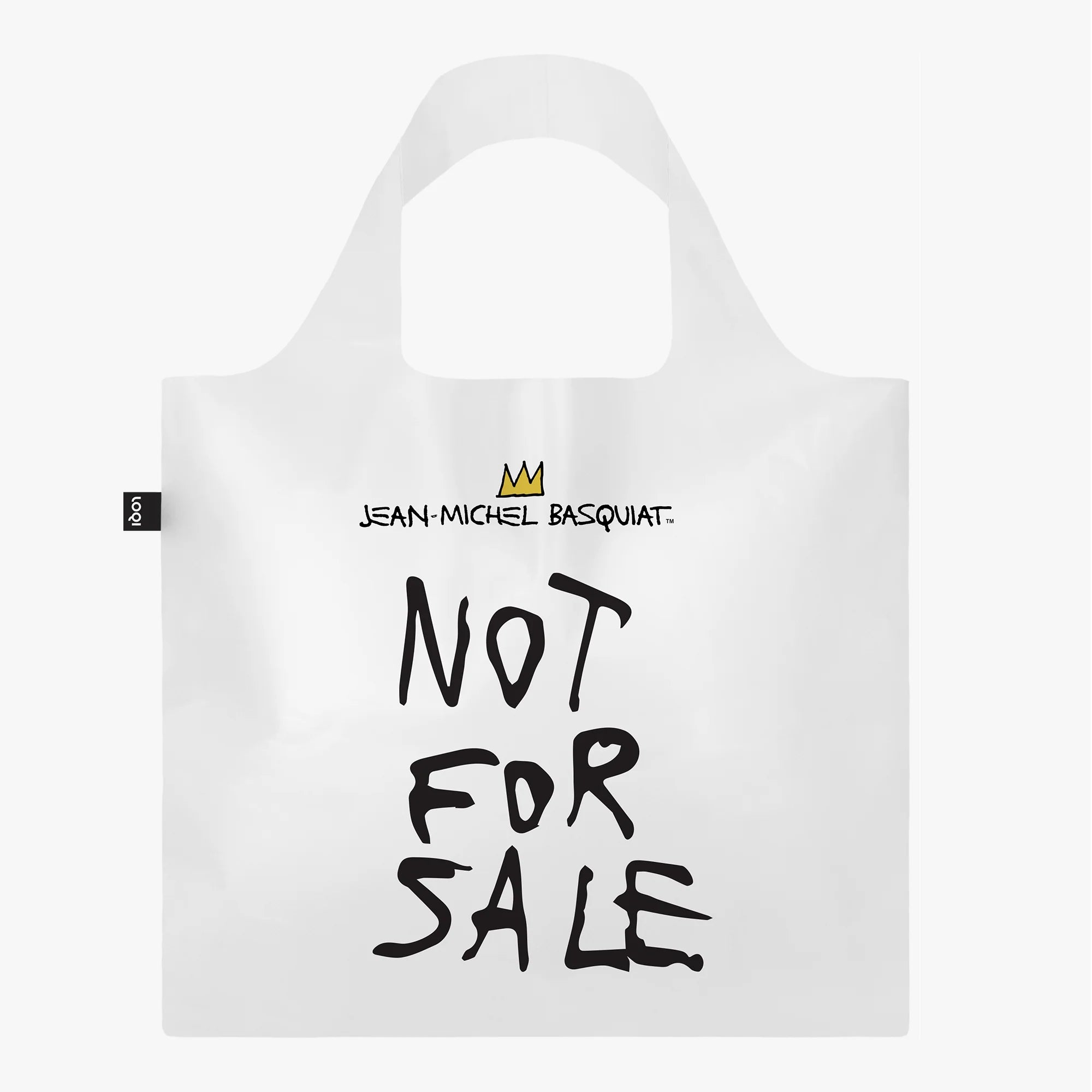 Torba LOQI Basquiat – Not for Sale (półtransparentna)