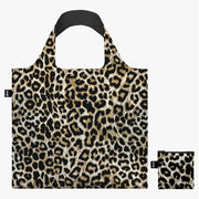 Torba leopard wzór marki Yamann z motywem panterki i składana w małą saszetkę