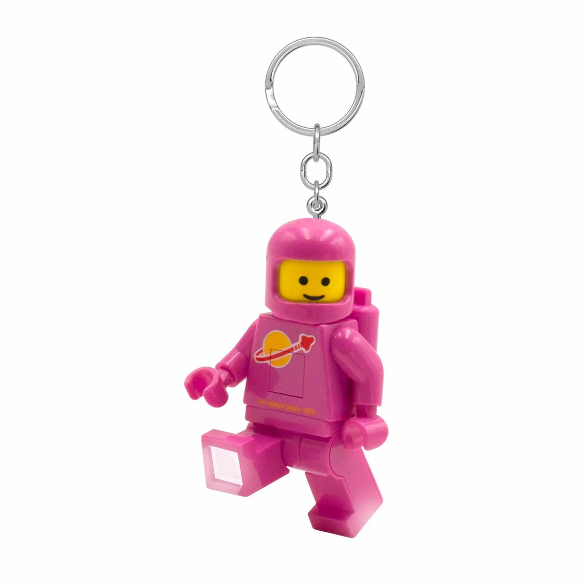 LEGO® Keychain with flashlight – Blue astronaut