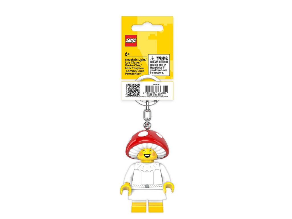 LEGO® Keychain with flashlight Mushroom