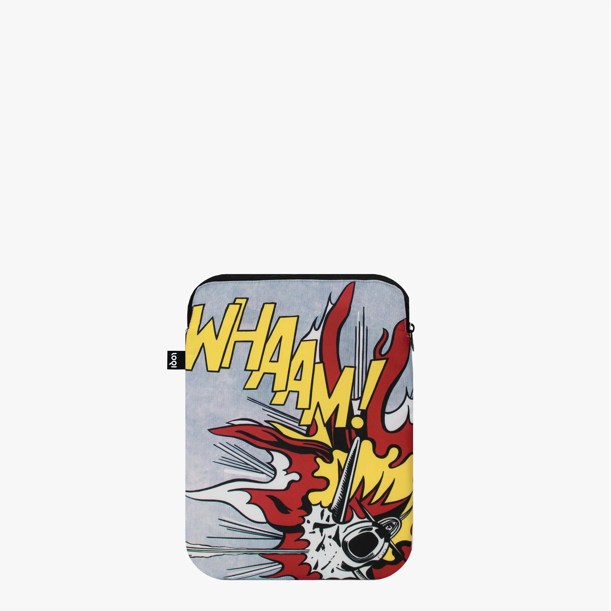 Kolorowa torba na laptopa Roy Lichtenstein z nadrukiem komiksowym i efektem wybuchu
