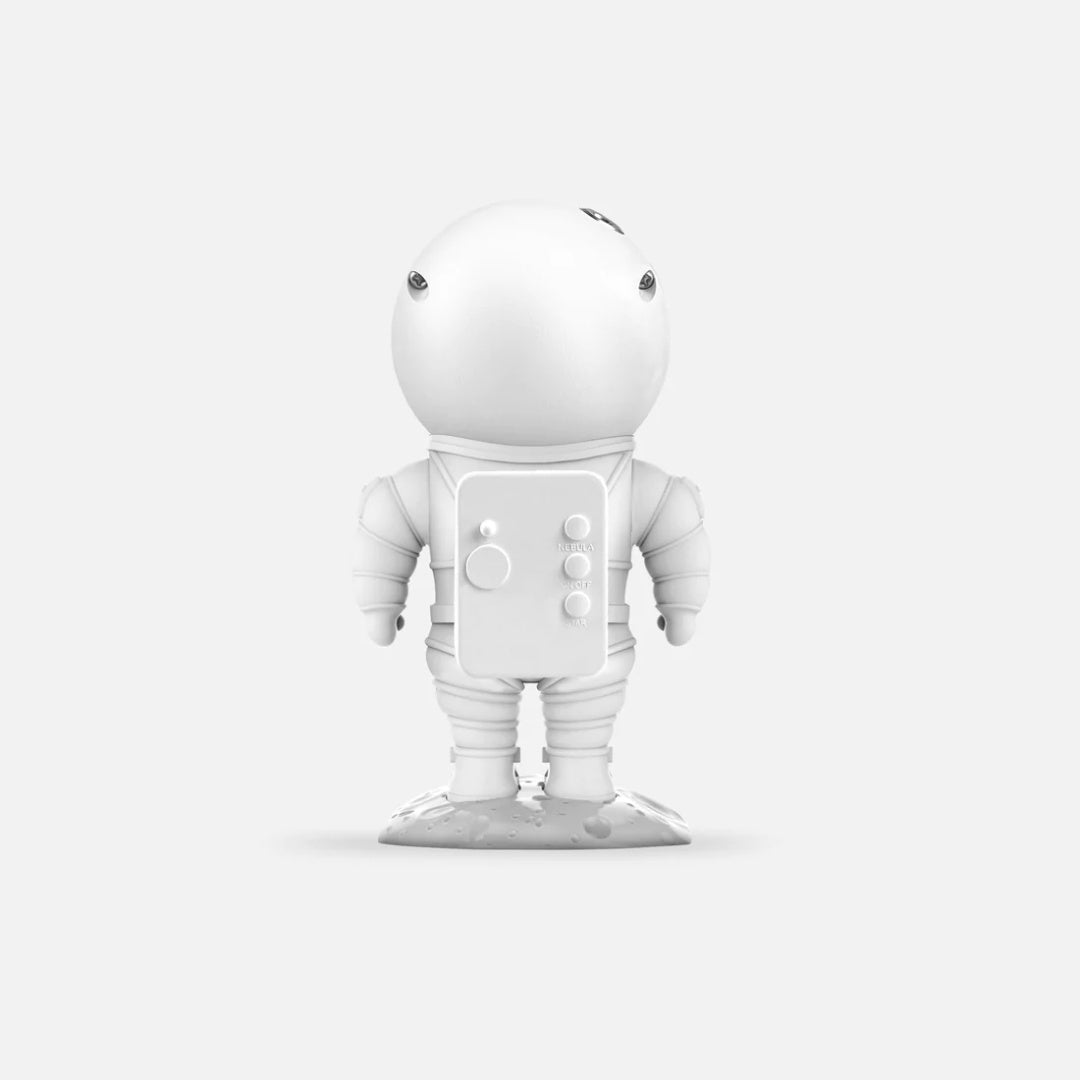 Lampka projekcyjna astronauta BV JACOB COMPANY widok z tyłu na białym tle