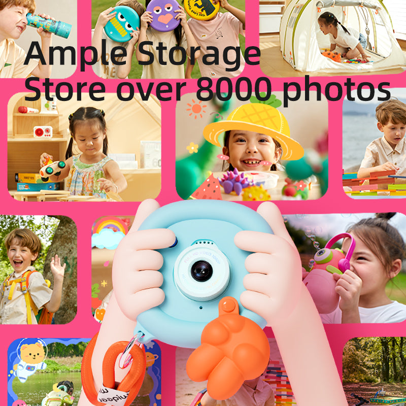 Aparat dziecięcy mideer Say Cheese! – niebieski