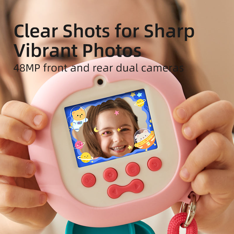 Aparat dziecięcy mideer Say Cheese! – różowy