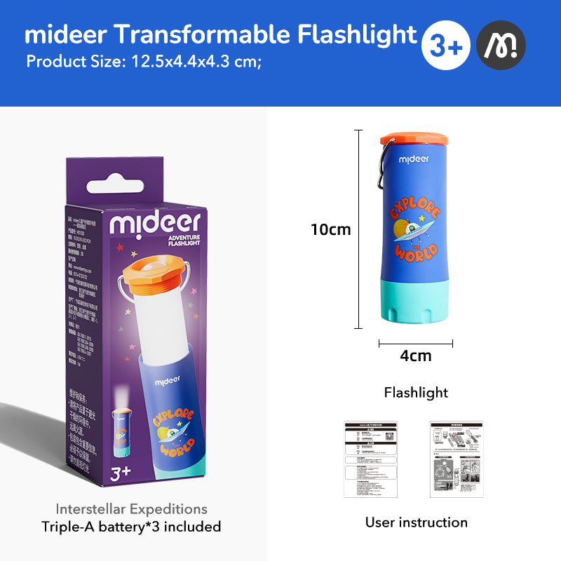 Mideer outdoor flashlight - blue