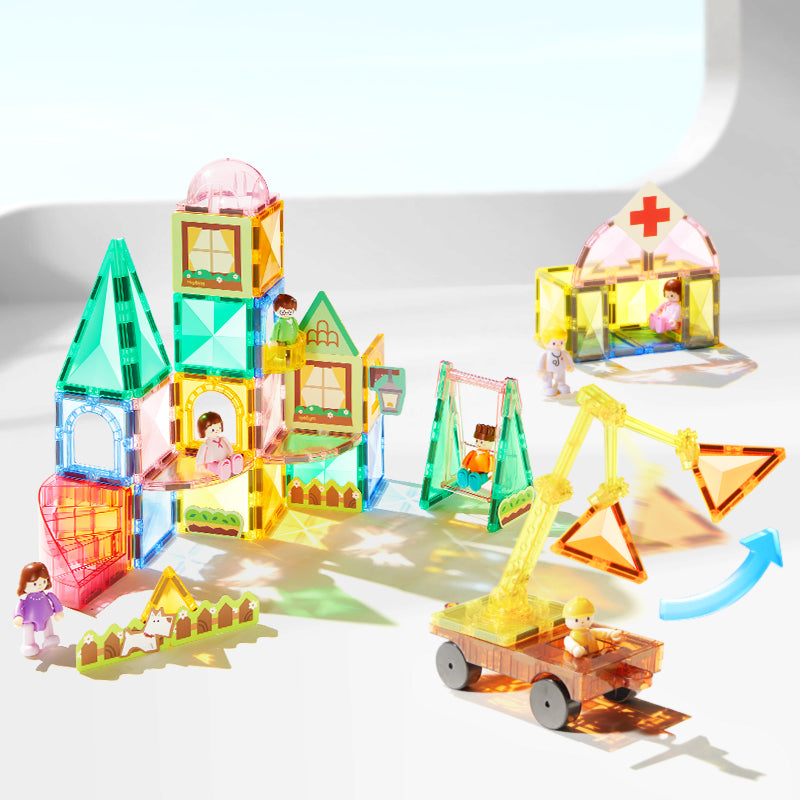 Mideer magnetic blocks - Family (32 pcs)