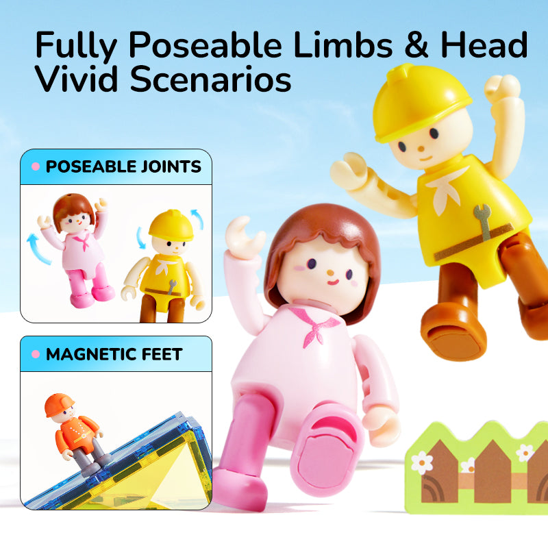 Mideer magnetic blocks - Family (32 pcs)