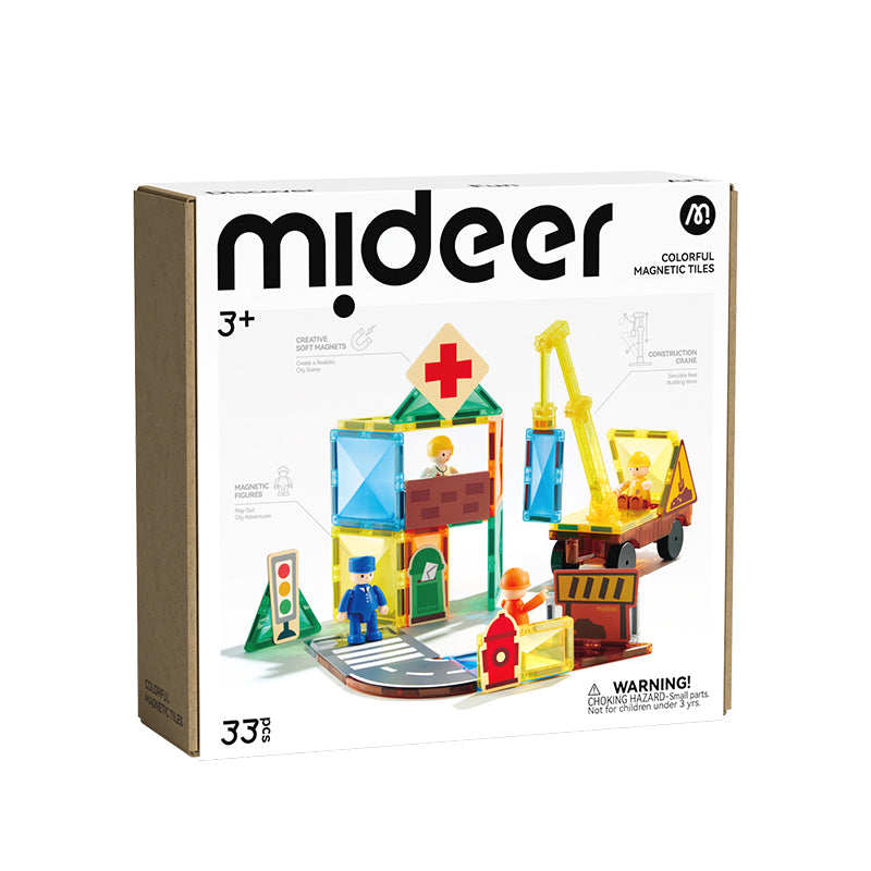 Mideer magnetic blocks - City Hero Squad (33 pcs)