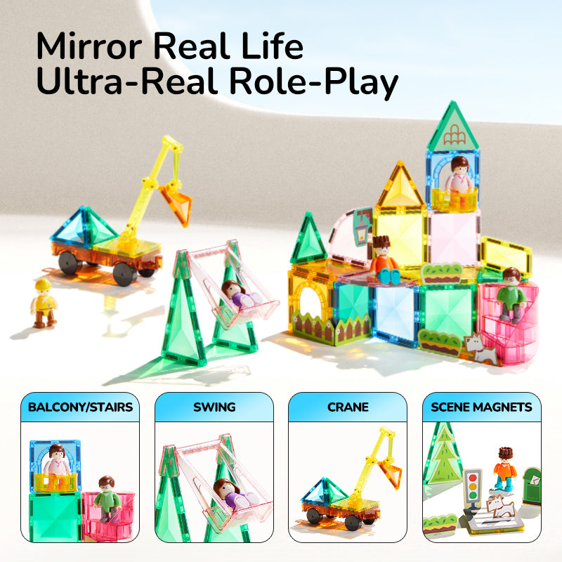 Mideer magnetic blocks - City Hero Squad (33 pcs)