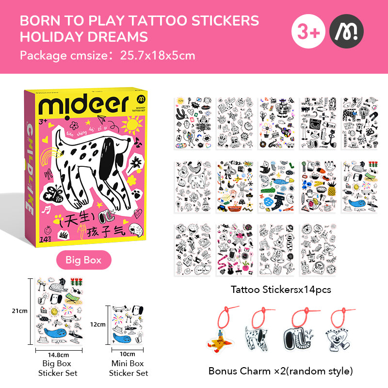 Tatuaże mideer Holiday Dreams – zestaw maxi