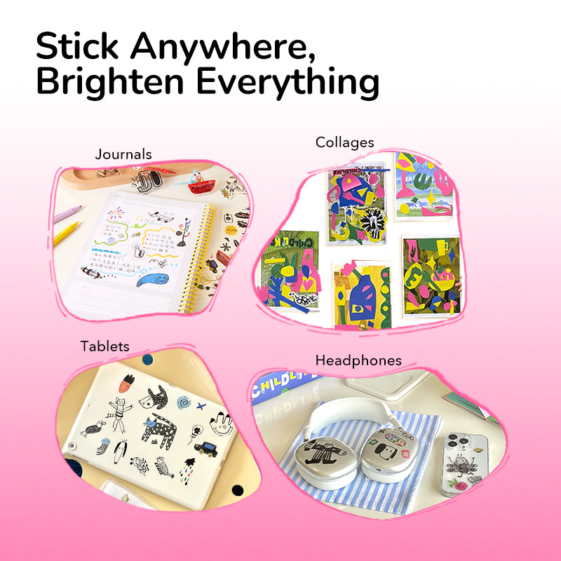 Tatuaże mideer Cosmic Adventure – zestaw mini