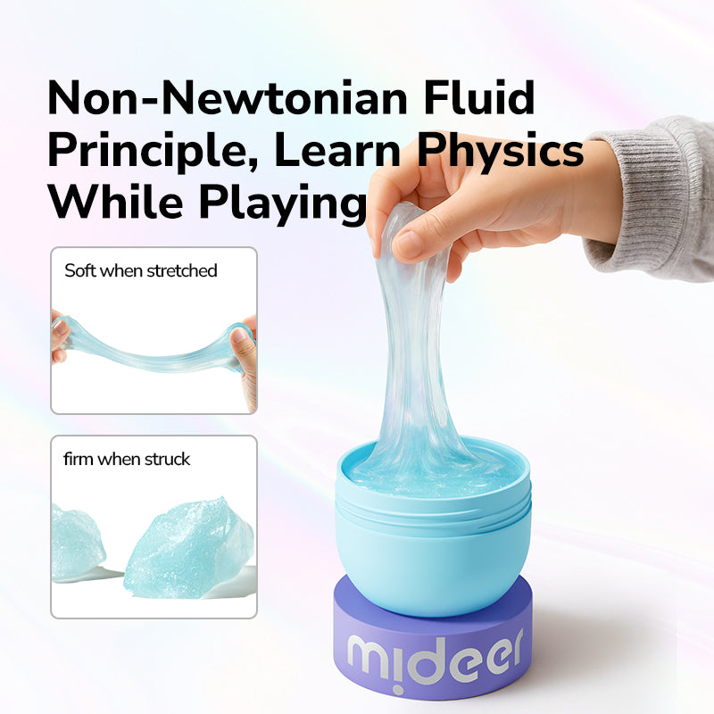 Slime mideer perłowy – blue wave