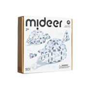 Mideer magnetic blocks - transparent diamonds (50 pcs)