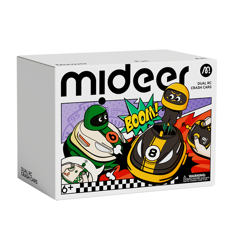 Set of 2 remote-controlled cars mideer