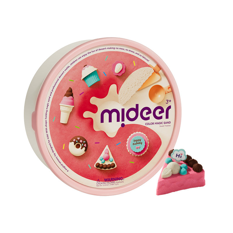 Piasek magiczny z piaskownicą mideer – słodkości
