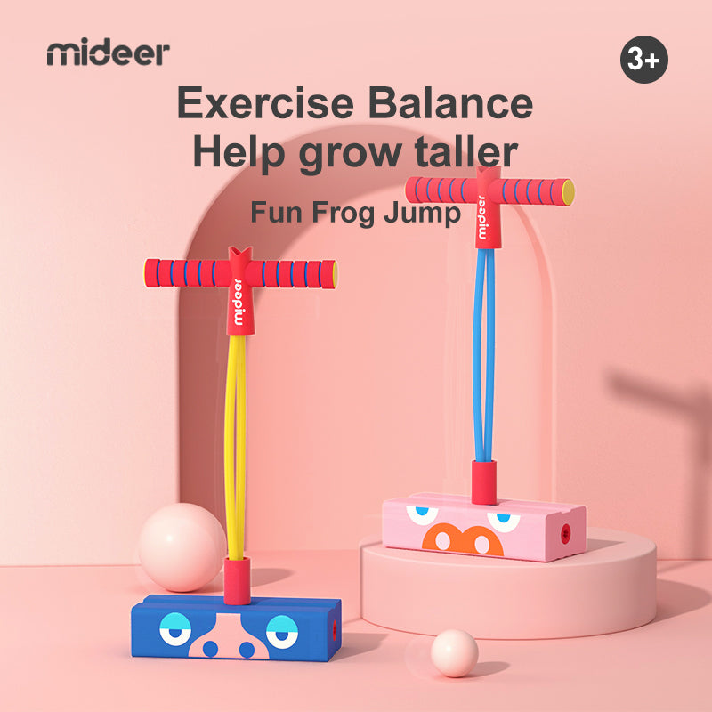 Skoczek POGO z dźwiękiem mideer – różowy