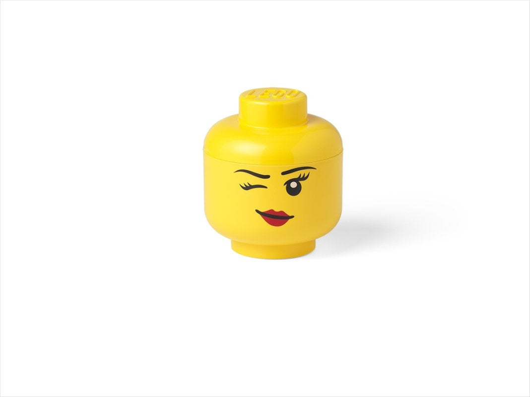 Pojemnik mała głowa LEGO® - Dziewczynka (Oczko)