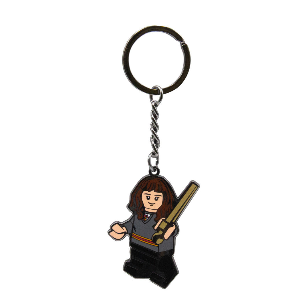 brelek LEGO Harry Potter Hermiona w stroju szkolnym z różdżką na breloczku