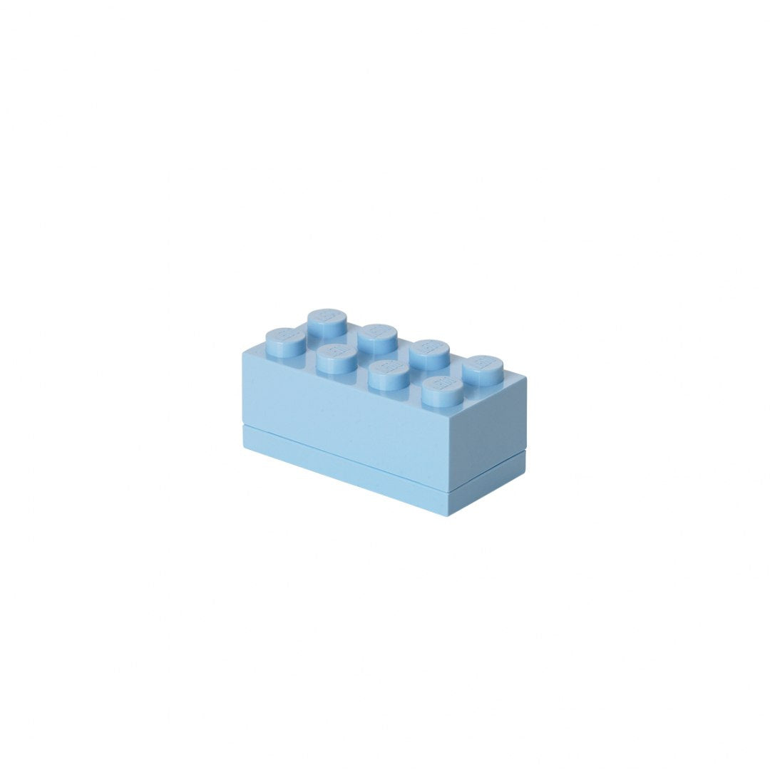 Minipudełko LEGO jasnoniebieskie klockowe pudełko do przechowywania akcesoriów