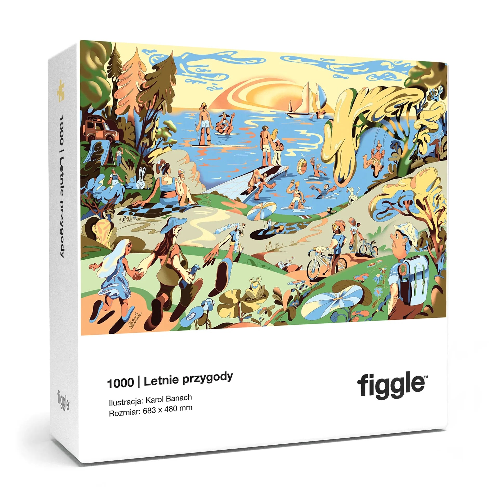 Puzzle Figgle – Letnie przygody (1000 el.)