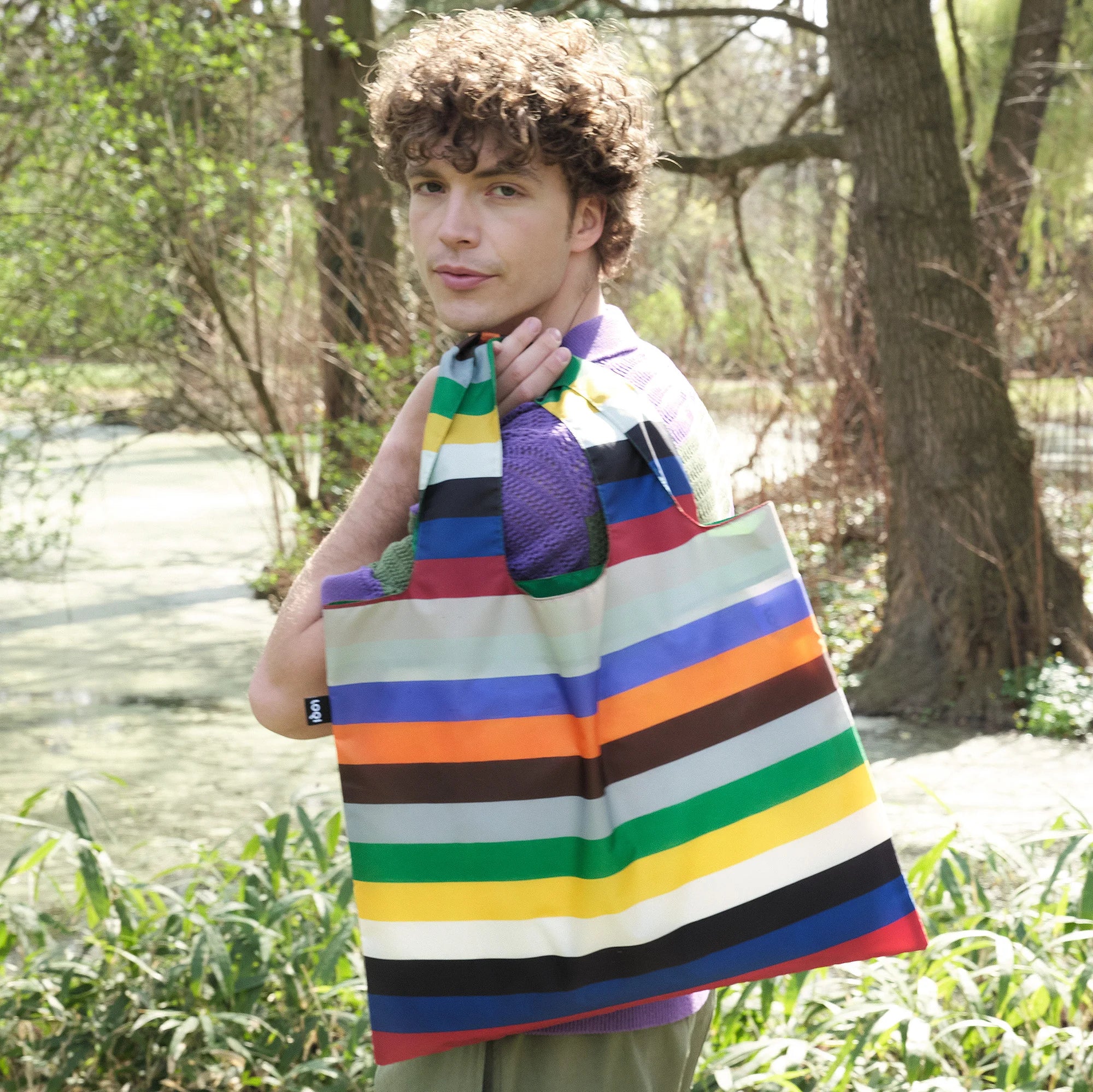 Torba LOQI Poul Gernes – Lottery Stripes