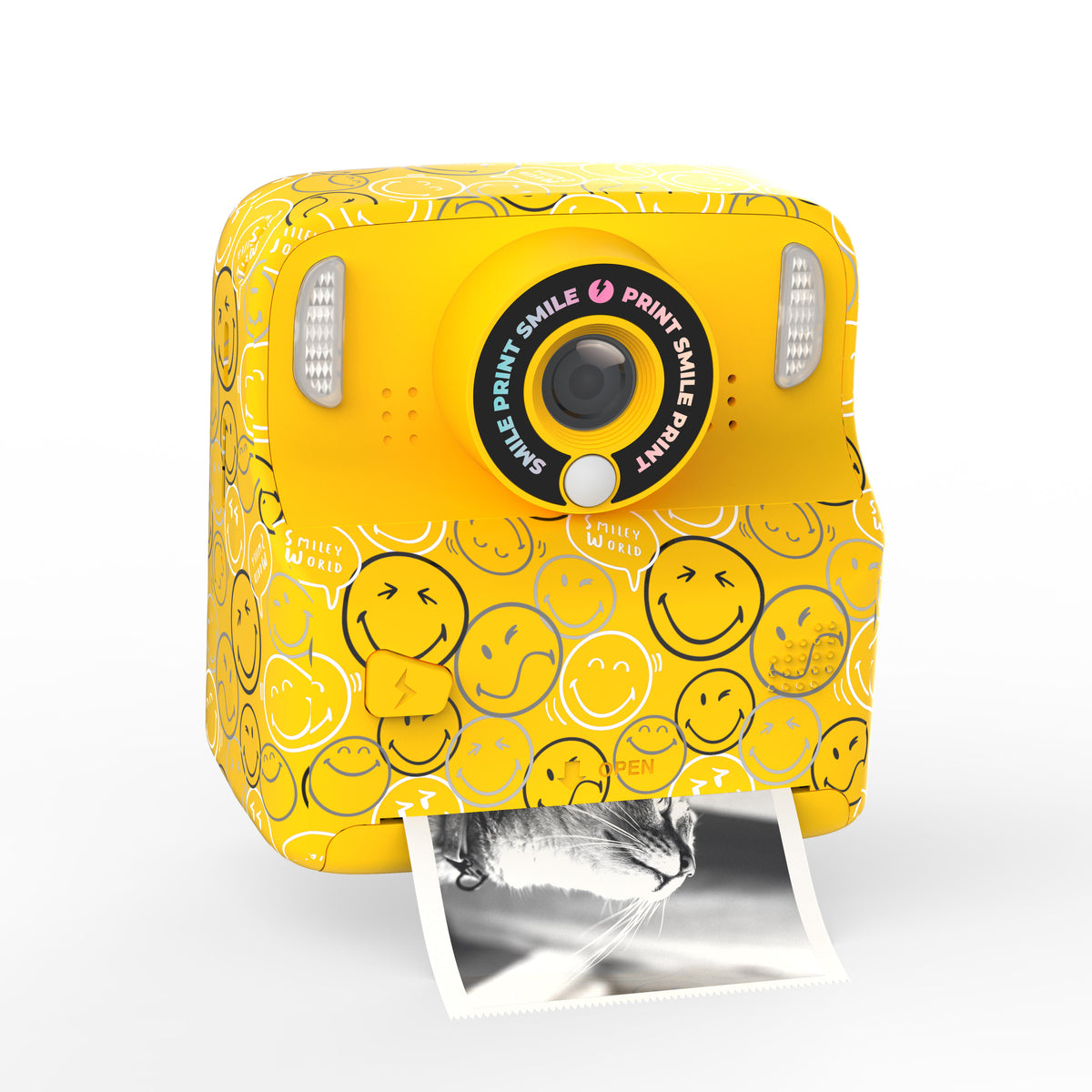 PixiSmiley MOB digital camera with printing function – yellow