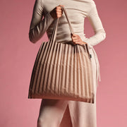 Torba plisowana LOQI – mocha