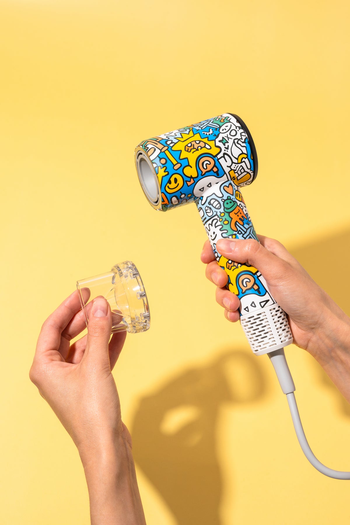 PUQUU Hairnado - Graffiti Riot hair dryer