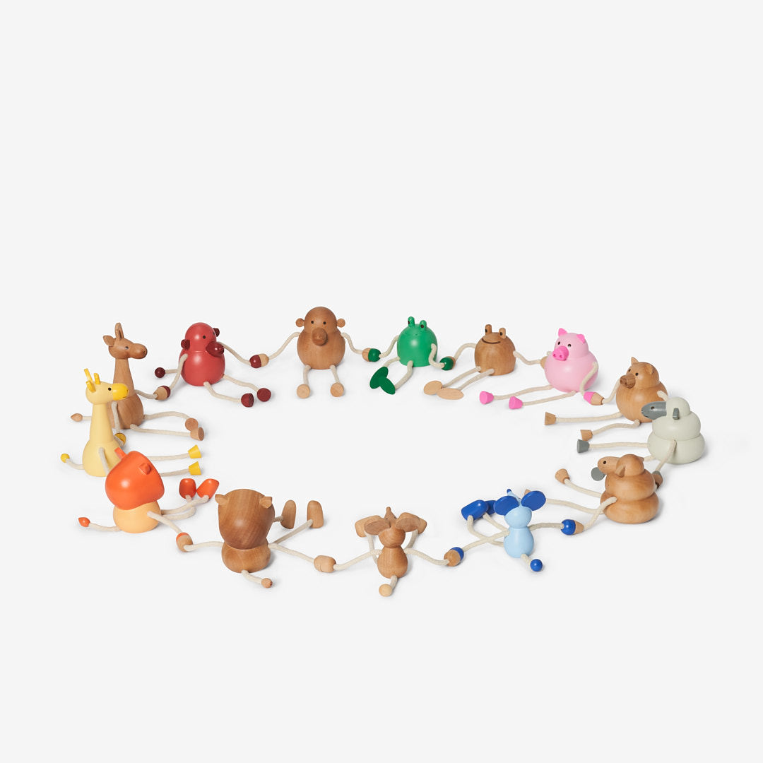 Drewniana figurka lew Palimals Areaware