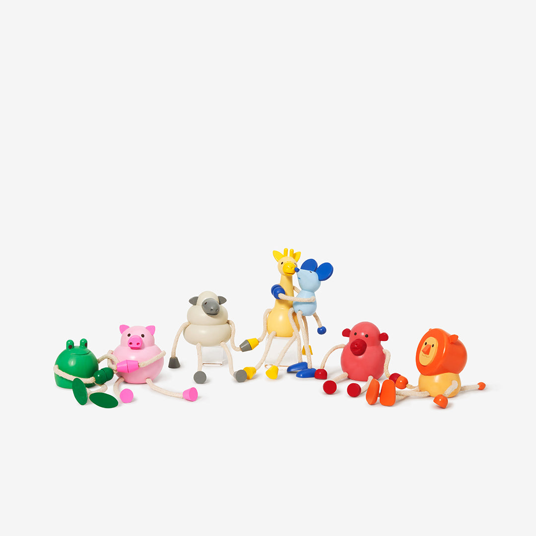 Drewniana figurka świnka Palimals Areaware