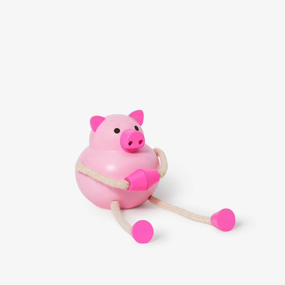 Drewniana figurka świnka Palimals Areaware
