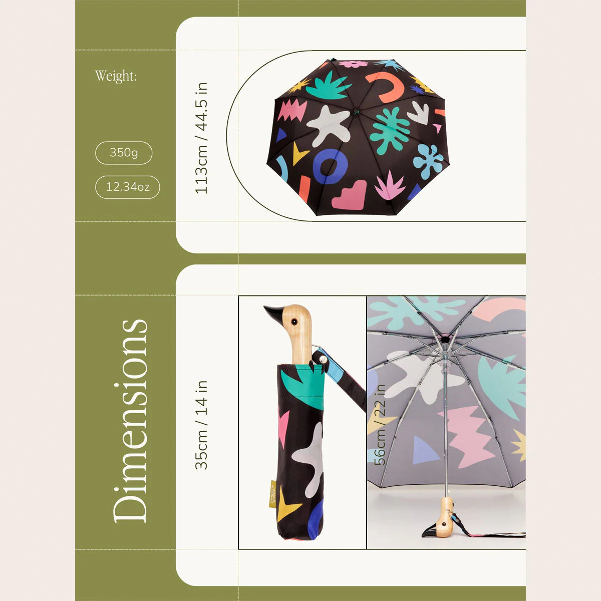 Parasolka Original Duckhead – palma