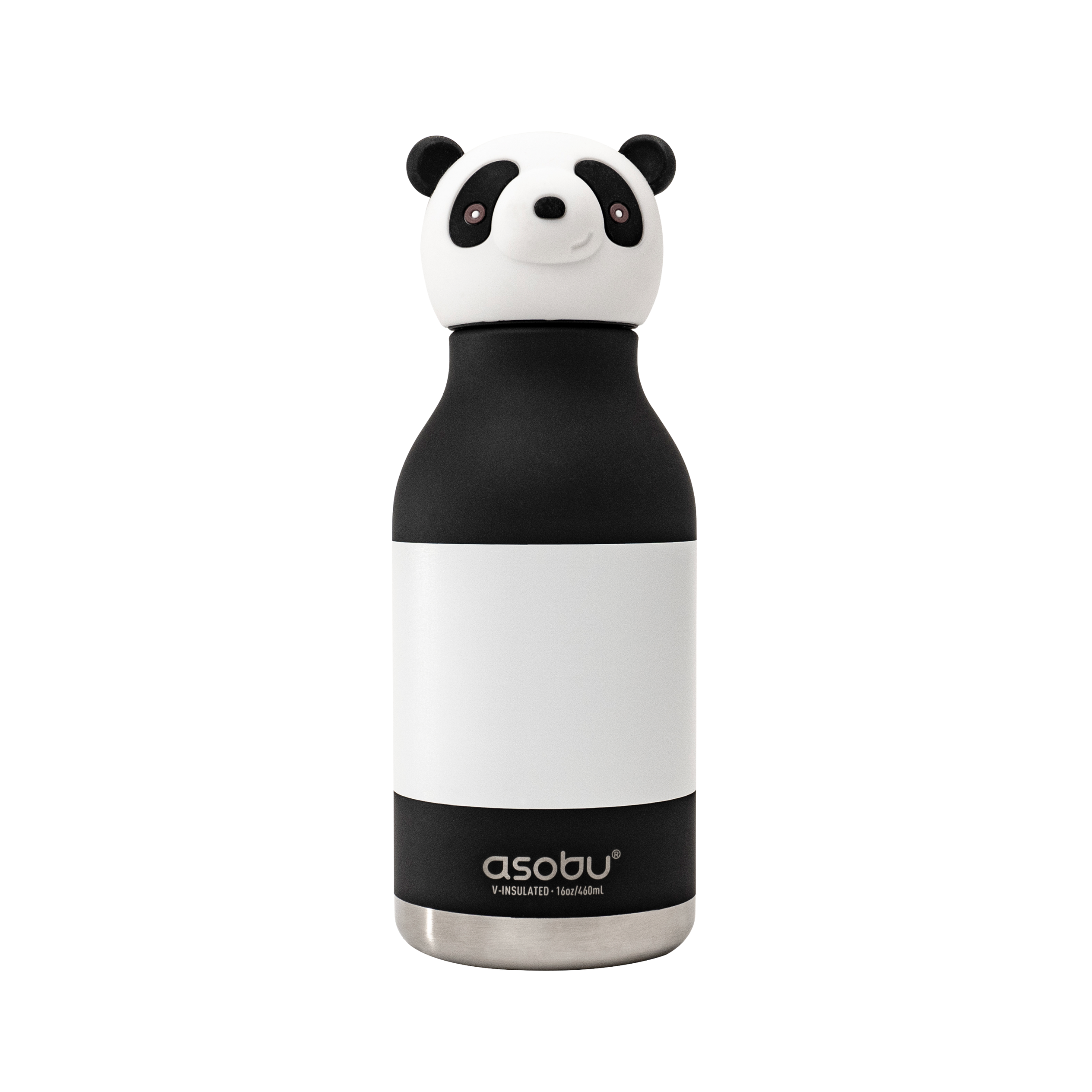 Butelka termiczna ze słomką Bestie Asobu – Panda 460 ml