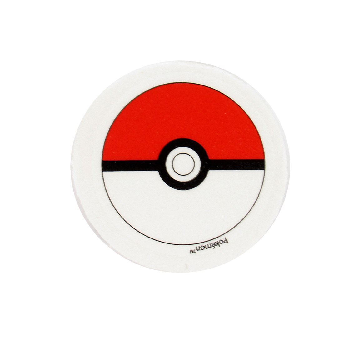 Estuche Pokémon con equipamiento en forma de Pokeball roja y blanca de Yamann