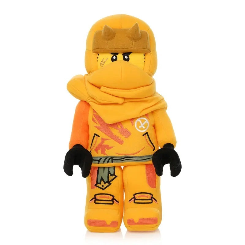 Pluszak LEGO Ninjago Arin w żółtym stroju ninja z detalami i czarnymi rękawicami